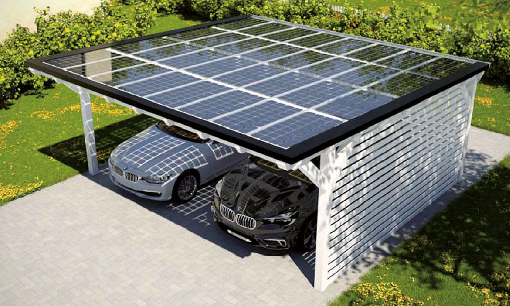 солнечный навес для автомобиля